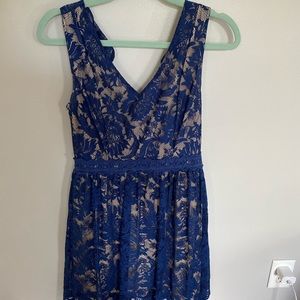 Blue Lace Dress